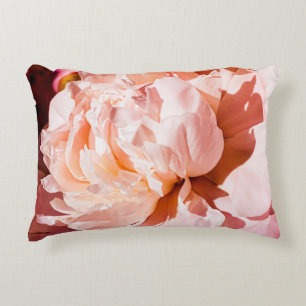 Peony flowers as luxury floral background, wedding decorative cushion