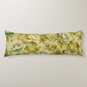 peony flowers body cushion