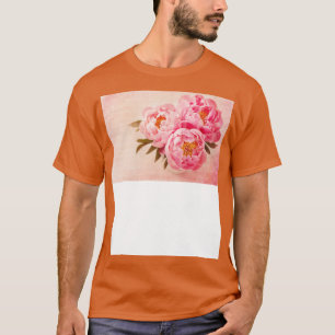 Peony Flowers Plant Gardening T-Shirt
