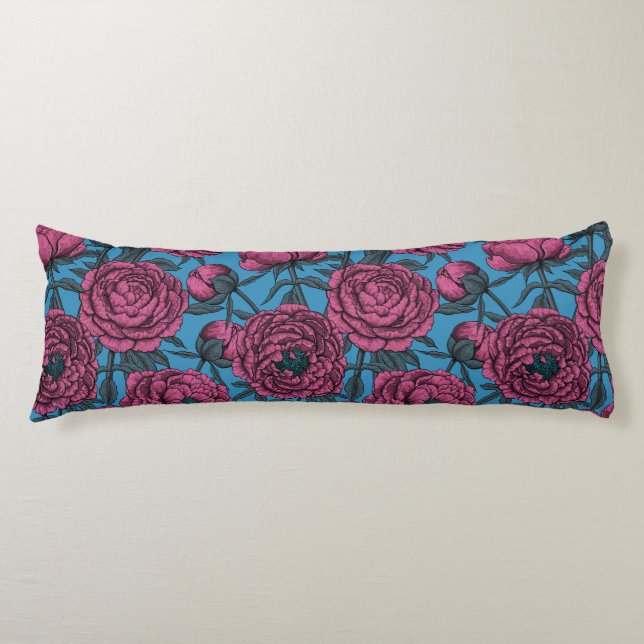 Peony garden body cushion (Front)