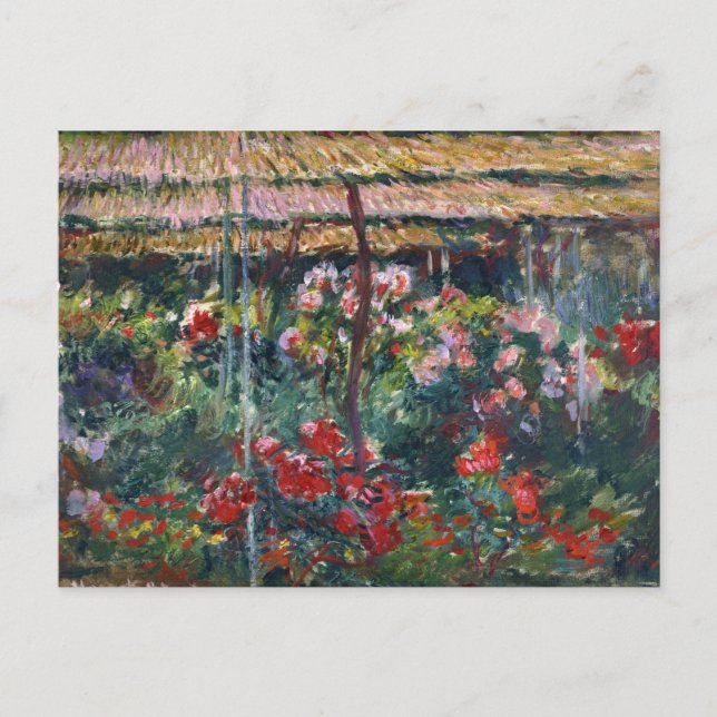 Peony Garden | Claude Monet Postcard (Front)