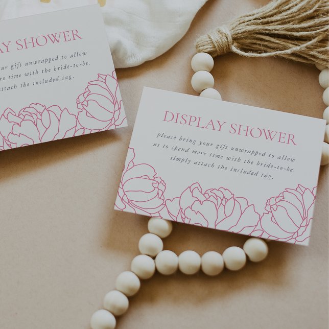 Peony Garden Display Shower Enclosure Card (Creator Uploaded)