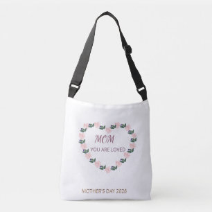 Peony Heart Grace for Mum Crossbody Bag