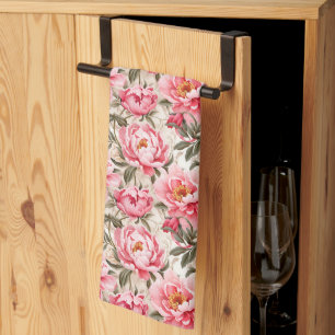 Peony Kitchen Towel