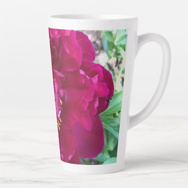 Peony Latte Mug (Right)