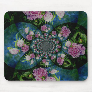 Peony Mandala Mouse Mat