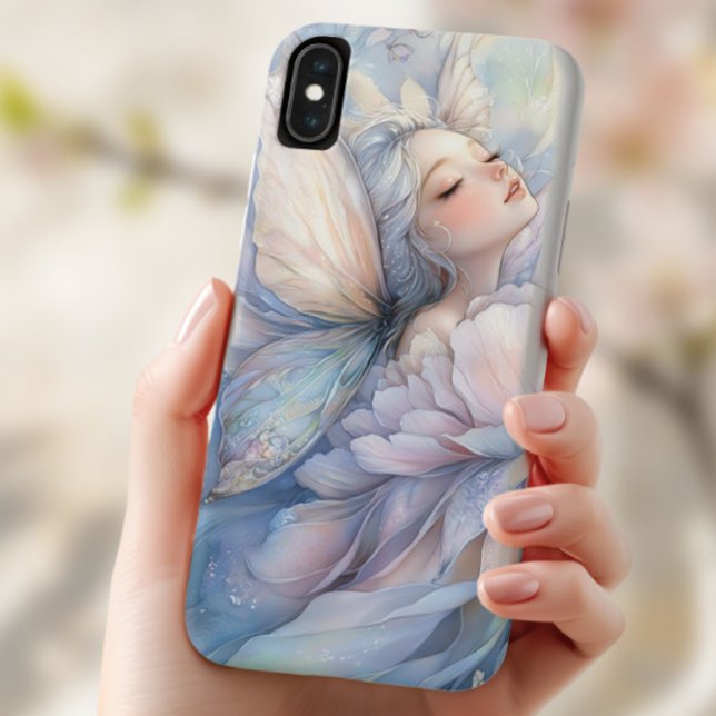 Peony Of The Dawn Case-Mate iPhone Case (the Iphone xs max with the image of Peony of the Dawn shown in the hand of a young woman)