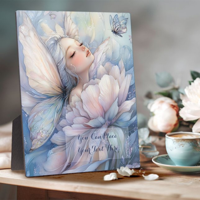 Peony Of The Dawn Plaque (peony Of The Dawn Plaque on a romantic table next to a cup of cappuccino)