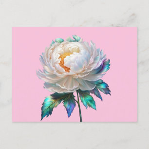 Peony Peace Postcard