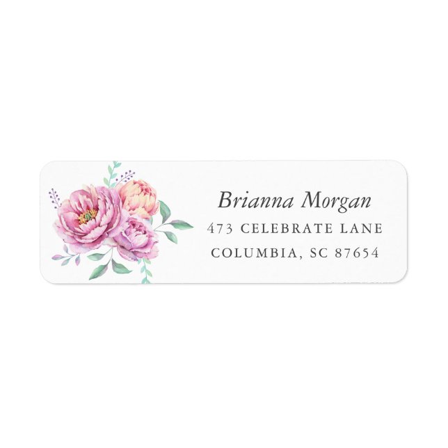 Peony Perfection | Watercolor Floral (Front)