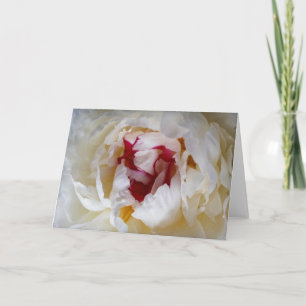 Peony petals card