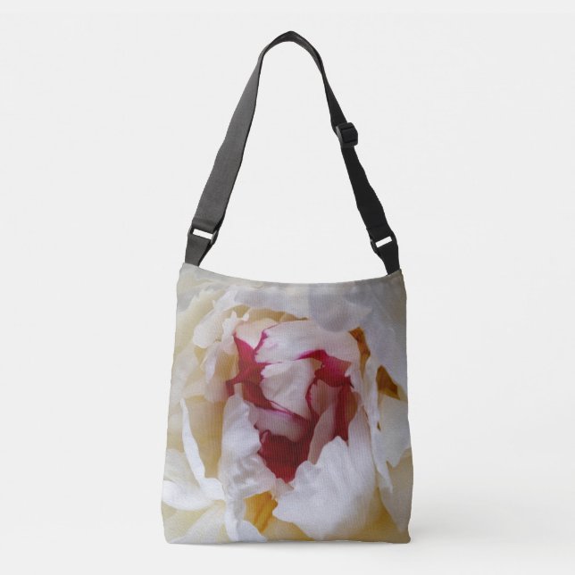 Peony petals crossbody bag (Front)