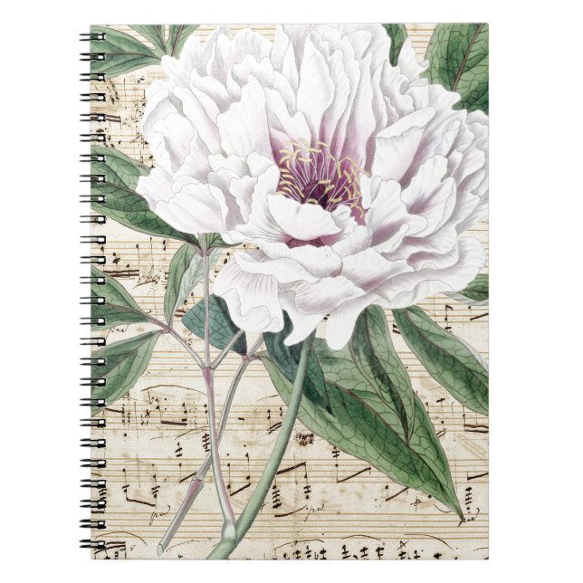 Peony Poetry Notebook (Front)