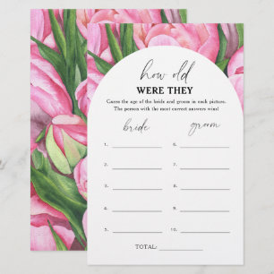Peony roses - How old were they bridal game