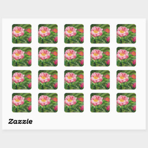 Peony Stickers