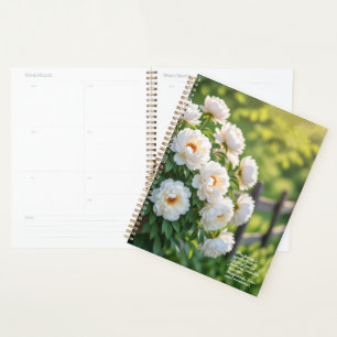 Peony Symbolism Calendar Planner