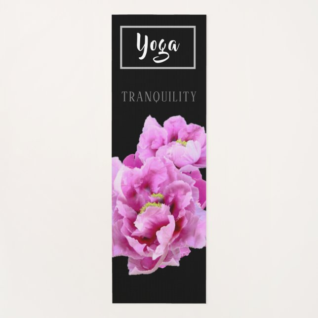 Peony Tranquillity - Yoga Mat (Front)