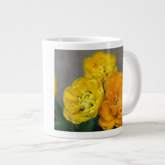 Peony tulip large coffee mug