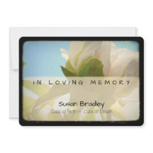 Peony Vintage Funeral Memorial Service 1