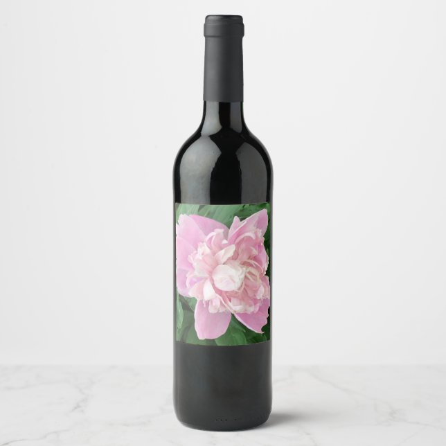 Peony Wine Label (Front)