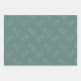 Peony Wrapping Paper Sheet