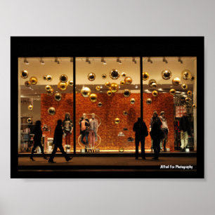 People and Mannequins Poster