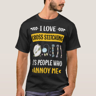 People Annoy Cross Stitching T-Shirt