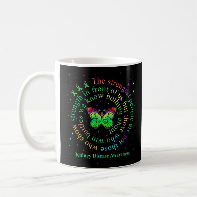People Are Not Those Show Strength Kidney Disease  Coffee Mug (Left)