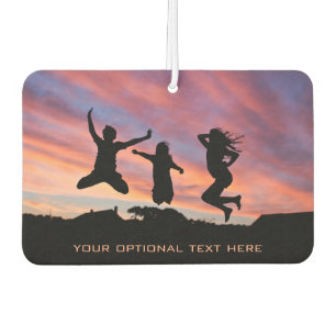 People at Sunset custom car air freshner Car Air Freshener
