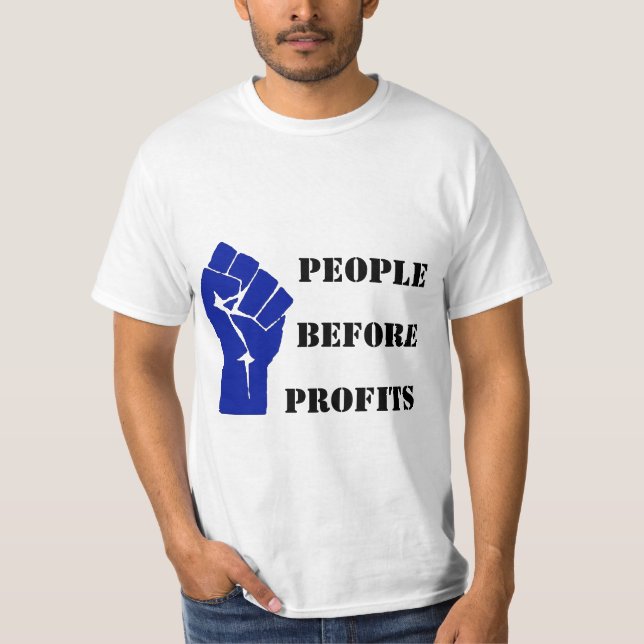 People before Profits T-Shirt (Front)