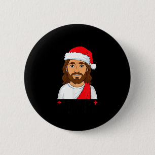 People Born December Jesus Christmas Christian 6 Cm Round Badge