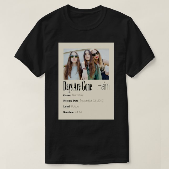 People Call Me Days Are Gone Poster Vest Fathers D T-Shirt (Design Front)