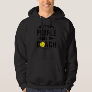 People Call Me Softball Coach Softball Coaching Hoodie