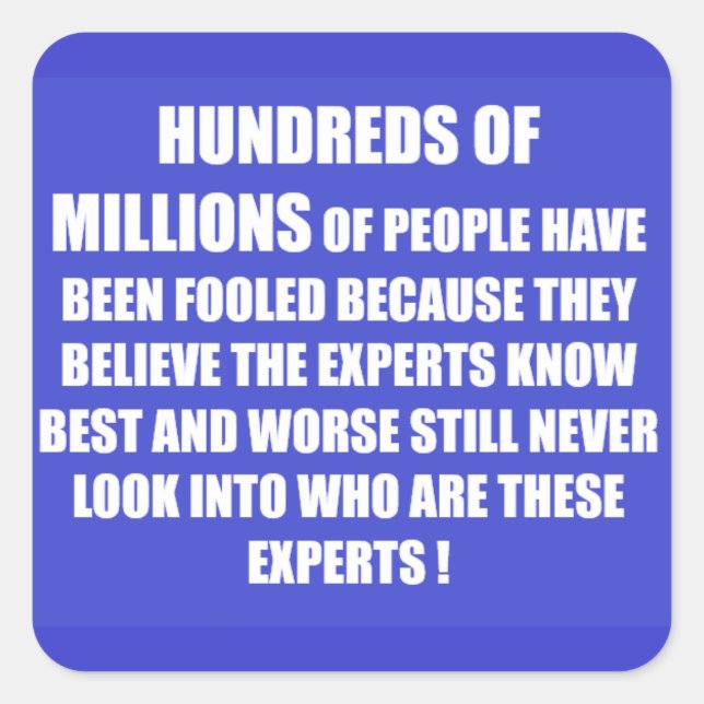 People choice life style poems square sticker (Front)