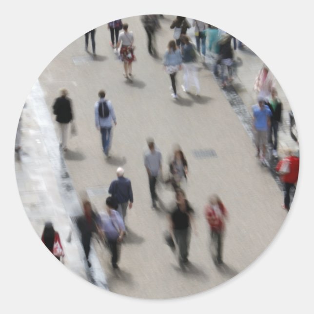 People Classic Round Sticker (Front)