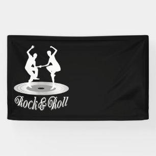 People dancing Rock and roll Banner