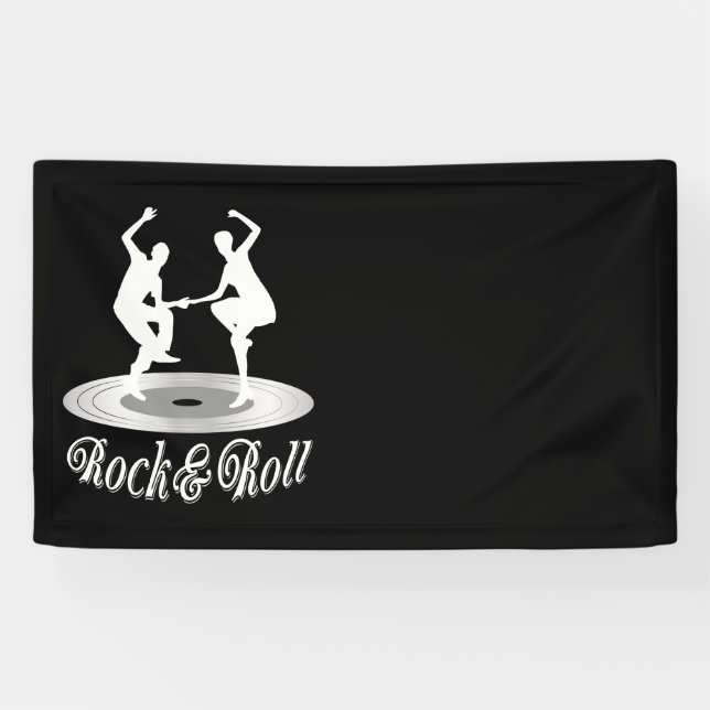 People dancing Rock and roll Banner (Horizontal)