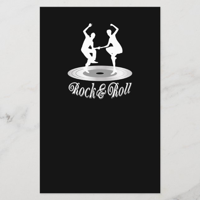 People dancing Rock and roll Flyer (Front)