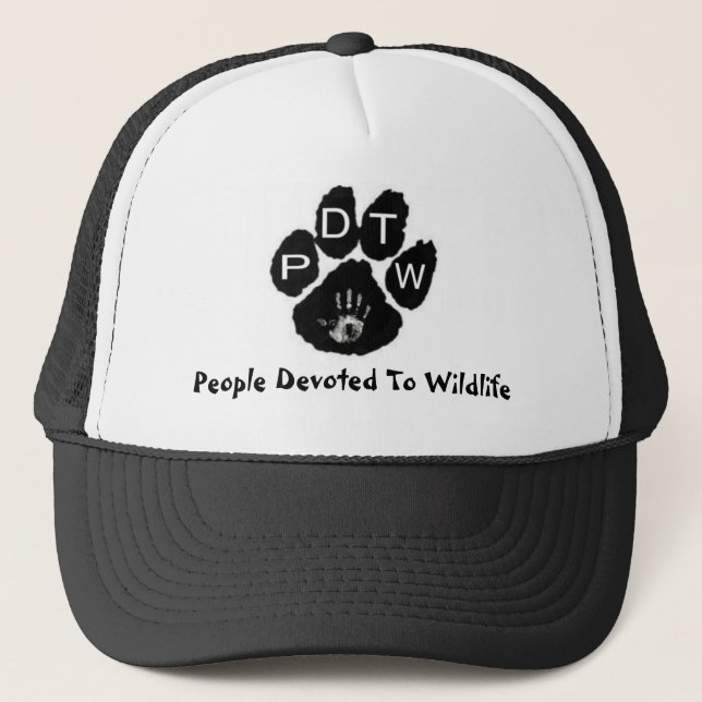 People Devoted To Wildlife Hat (Front)