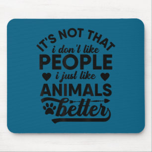 People Dog Cat Meme Animal Lover Mouse Mat