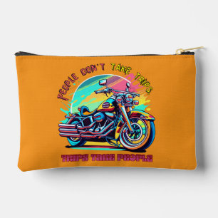 People Don't Take Trips: Vintage Retro Style Bike Accessory Pouch