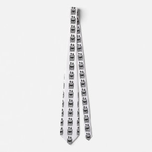 People Elevator Sign Tie