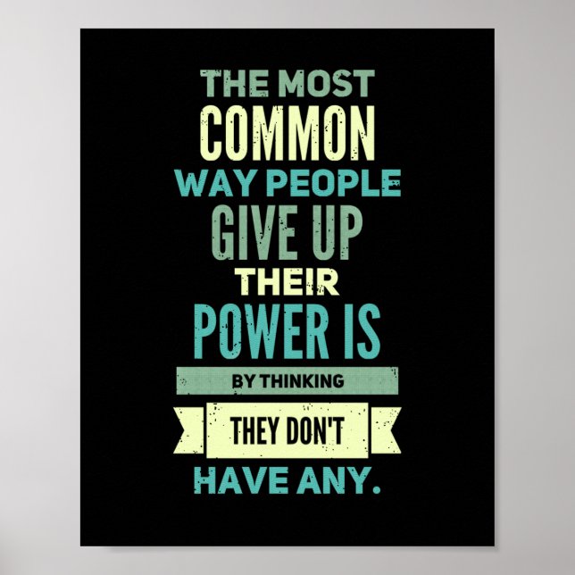 People Empowering Positive Motivation Poster (Front)