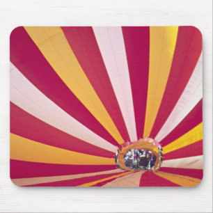 People filling a hot air balloon, Fort Collins, Mouse Mat