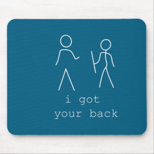 People Got Back Sarcastic Stick Humor Mouse Mat