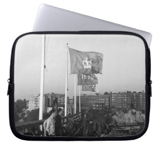 People in Bleachers Laptop Sleeve