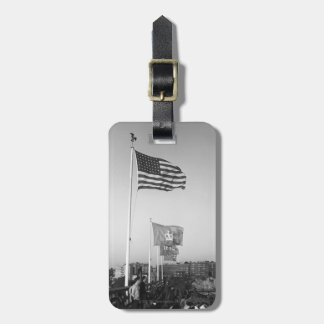 People in Bleachers Luggage Tag