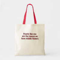People Like You Fingers Bag