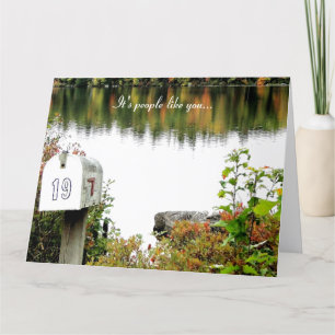 People Like You, Volunteer Appreciation Card