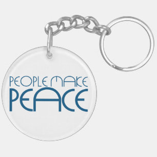 People make peace key ring